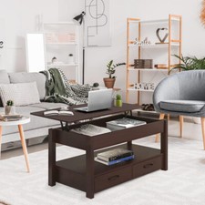 2 Drawer Lift Top Coffee Table