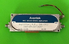 AVANTEK AS-191, 2.3 GHz RF Amplifier (1.8-4.2GHz)  Gain=33db   RF Coaxial SMA 