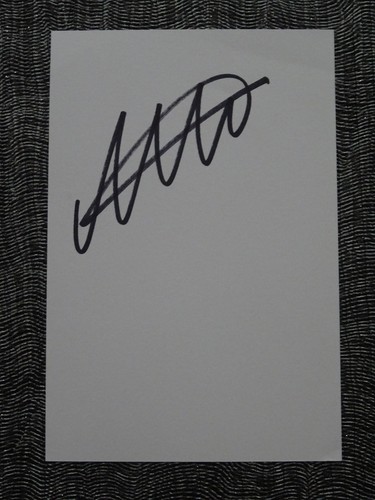 Alex albon signed - albon, paper