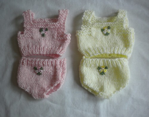 Hand knitted doll - 's, clothes