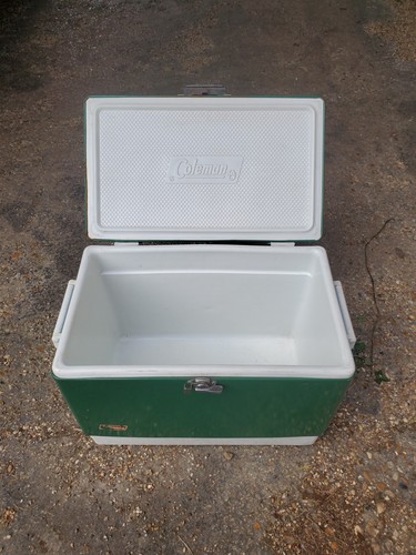 Vintage coleman cooler green - vintage,