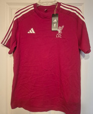 Mens Adidas Red Short Sleeve