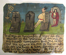 VTG 1950s HP MEXICAN TIN