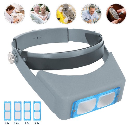Lens head magnifier - lens, glasses