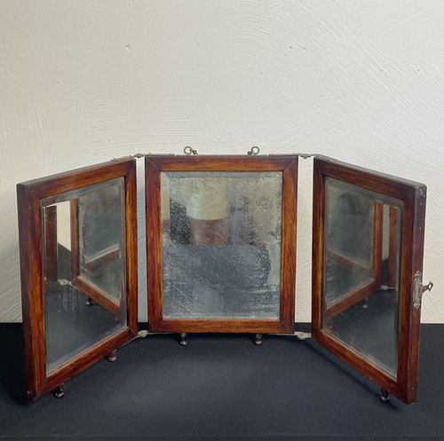 Antique tri fold - tri-fold, panel