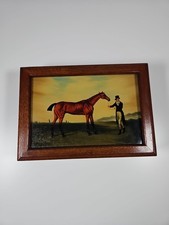 Unusual Old Card Box with Hand