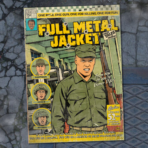 Full metal jacket - metal, jacket,