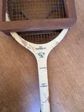 Antique Tennis Racquet With
