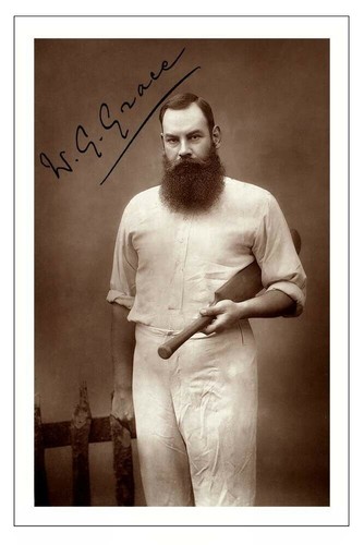 Grace cricket signed - w, g