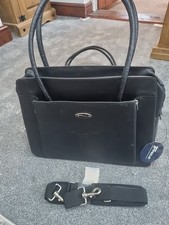 Targus Ladies Tote Laptop Padded Handbag Black Briefcase