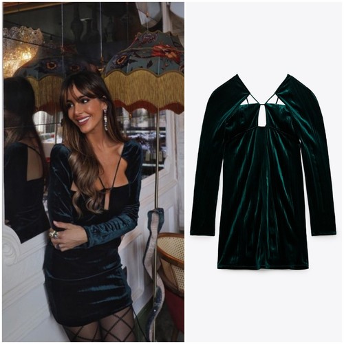 Zara bnwot green velvet cut - zara,