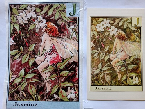 Jasmine alphabet flower - j,
