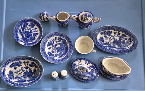 Vintage childrens blue - , willow