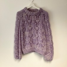 GANNI lilac Julliard mohair wool mix  jumper size S 8 -10 uk