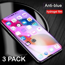 3 x Anti-Blue Light Hydrogel Screen Protector For BlackBerry Bold Touch 9900