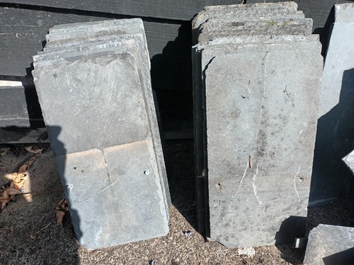 Large slate roof tiles - , used