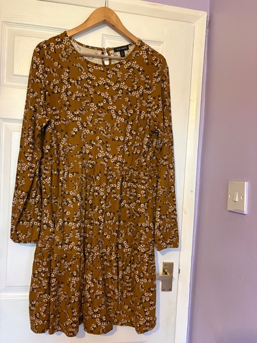 Qed london dress size - dress, brown