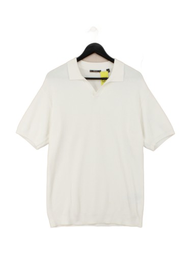 Boggi men polo white - polo, m