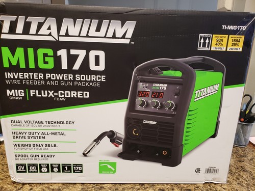 Titanium mig 170 professional - titanium,
