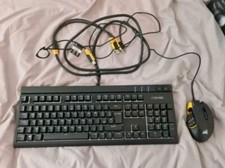 Corsair RGB Strafe Mechanical Gaming Keyboard & Scimitar RGB Elite Optical...