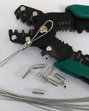 10x 12mm ELECTRIC METER SECURITY SEALS & WIRES TAMPER PROOF & SEALING CRIMP TOOL