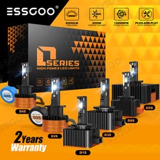 2x 100W LED Headlight D1S D2S D3S 20000LM KIT Canbus Error Free 6500K Bulb White