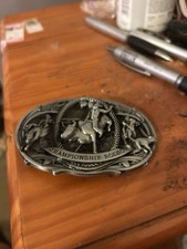 Championship Rodeo Western Belt Buckle