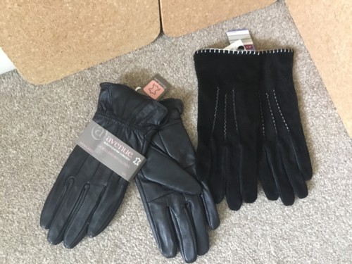 Ladies size black leather - ladies,