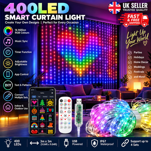 Smart rgb led - curtain, lights