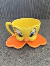 Warner Bros Looney Tunes Tweety Pie Cup And Saucer Extremely Rare