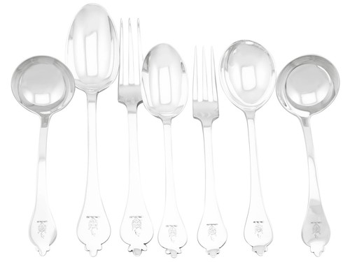 Sterling silver canteen - sterling, of