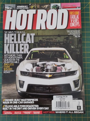 Hot rod magazine october - rod,