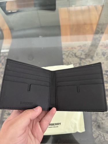 Burberry check bifold - bifold, wallet
