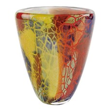 8" Orange Red and Yellow