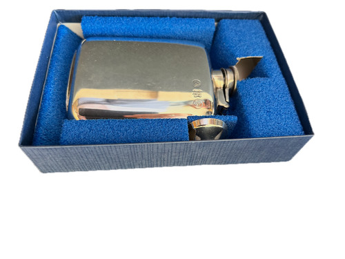 6oz pewter hip flask - pewter,