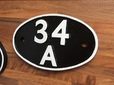Cast Aluminium  "SHED PLATES"