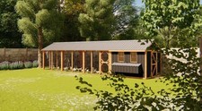 8 × 34Chicken Coop Plans –
