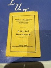 Dingwall And District Amateur Football Association Handbook
