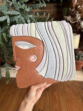 Vintage 1994 Abstract Face