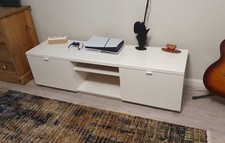 IKEA Byas TV Bench Unit (white