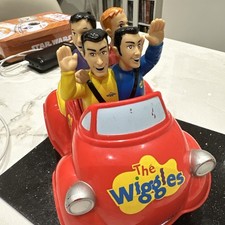 VINTAGE THE WIGGLES BIG RED CAR MOVING MUSICAL SINGING car 