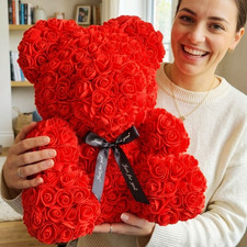 40cm artificial teddy rose - artificial,