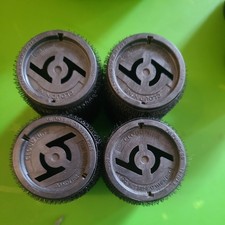 Cloud Nine the O- 40mm Hair Rollers Black. Pack Of 4