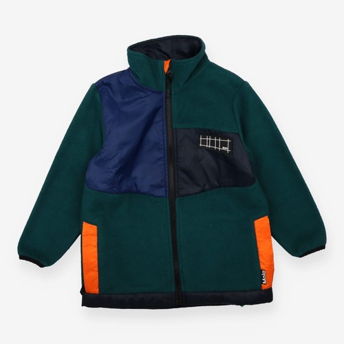 Molo boys fleece - jacket, green