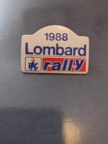 Lombard rac rally badge 1988 - rac,