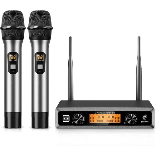 Wireless microphones dual uhf - wireless,