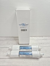 2x Fridge Water Filters Compatible GE, LG, Samsung, Daewoo, External Inline