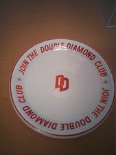 Join The Double Diamond Club Vintage Plate, Ashtray, Mancave,Bar 1960s,