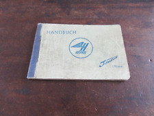 Heinkel Tourist 175 Manual Owners Manual