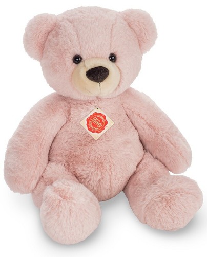 Dusty rose teddy bear - teddy, by